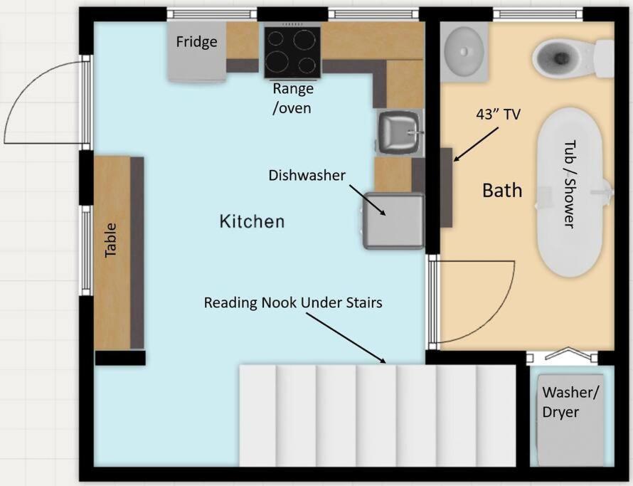 Private Cabin- Breakfast - Double Tub - 75in Tv - Sup - Washer Dryer - Bbq * West Point